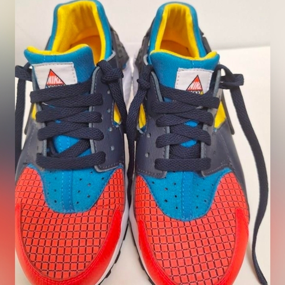 Nike Air Huarache Run Ultra Now Multi-Color (GS) Sneakers Size 5.5Y MSRP $94.99 - Picture 8 of 13